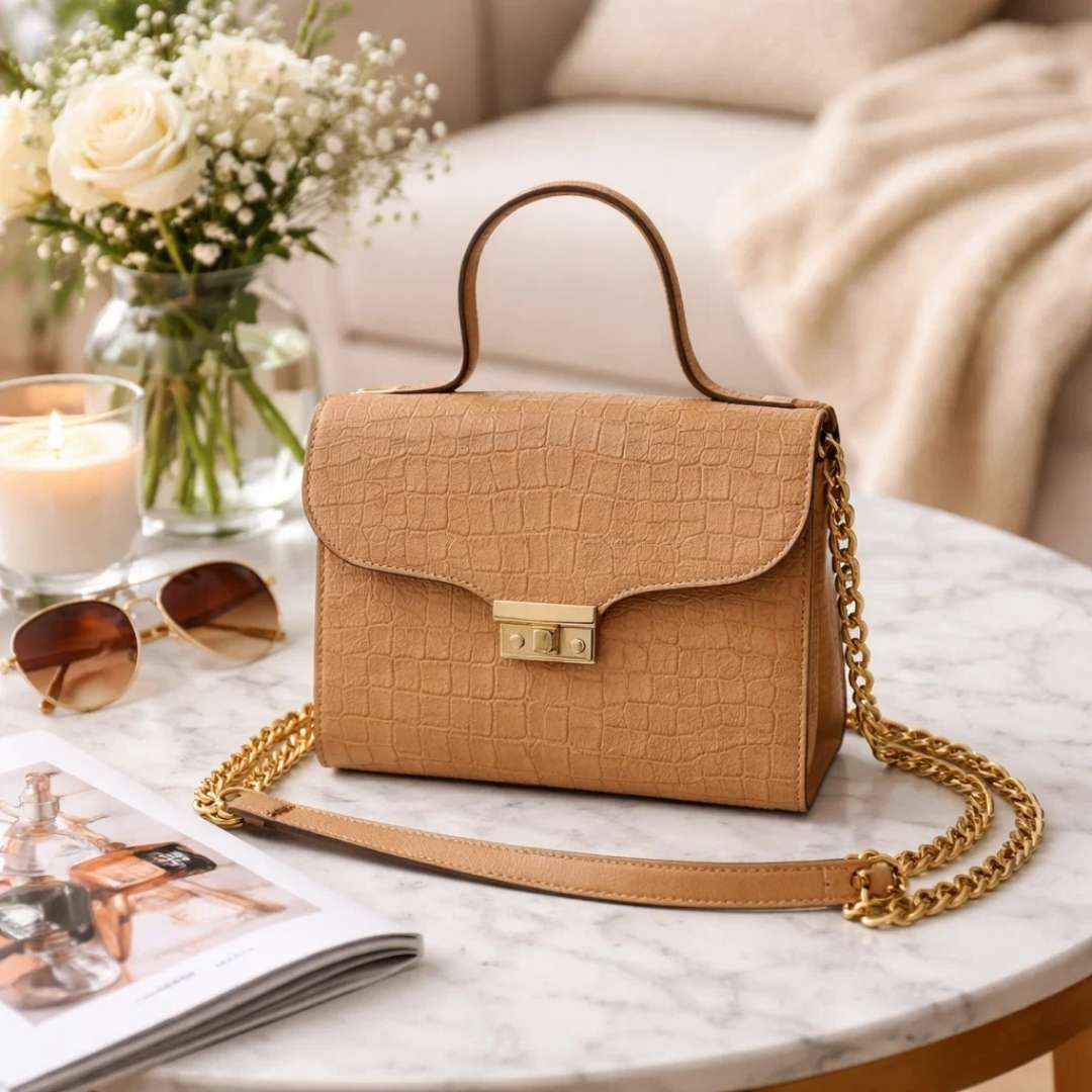 Genuine Leather Crossbody Bag