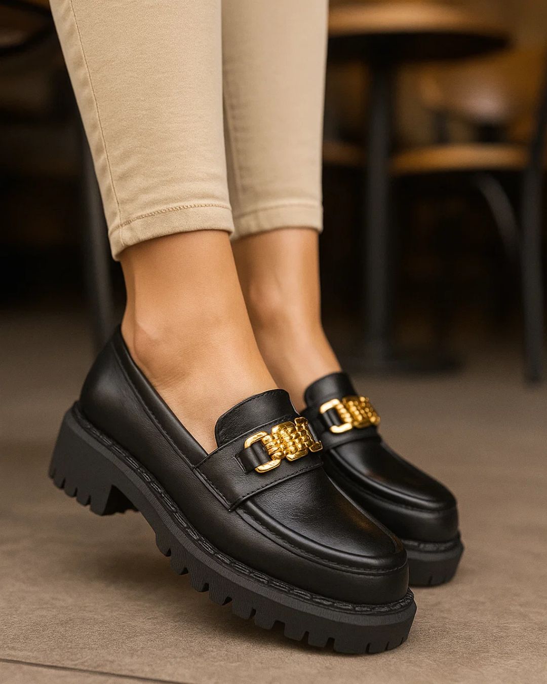 Handmade Genuine-Leather Women's Loafer