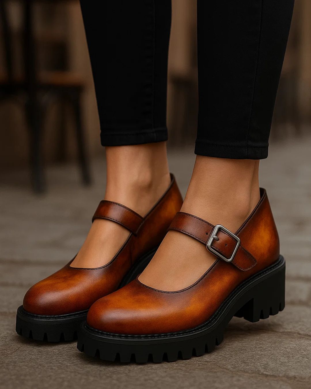Mary Luxe Patina Loafer