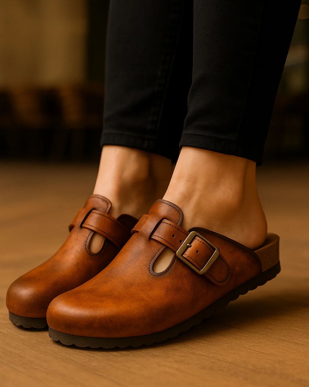 Handmade Genuine-Leather Clog