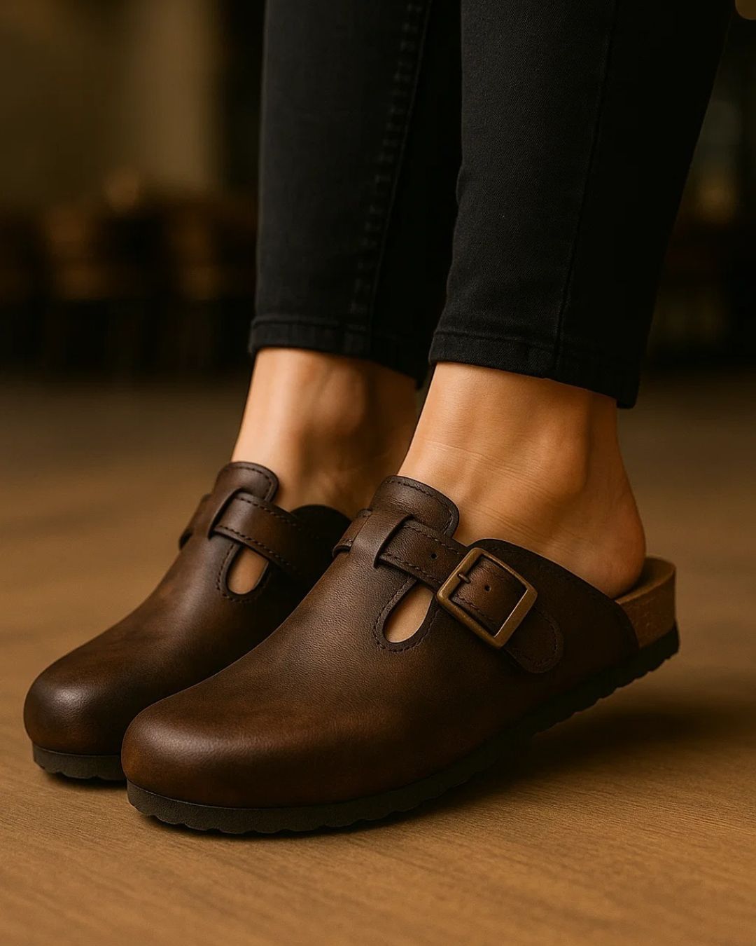 Handmade Genuine-Leather Clog