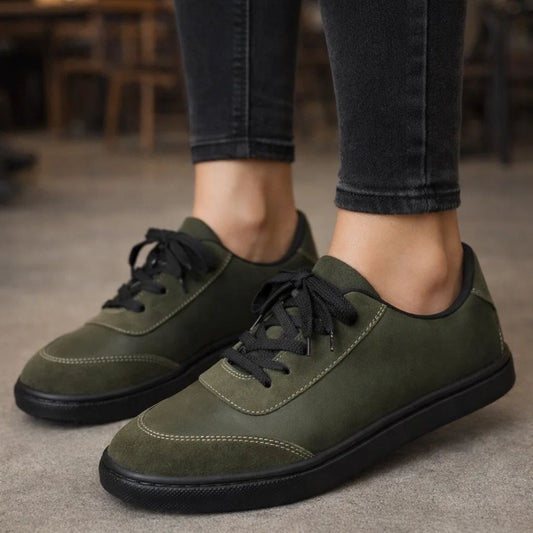 Synthetic Leather Casual Sneaker