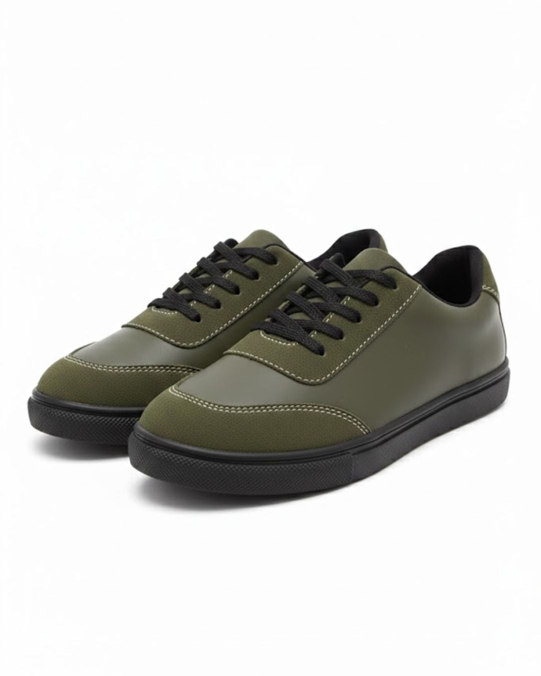 Synthetic Leather Casual Sneaker
