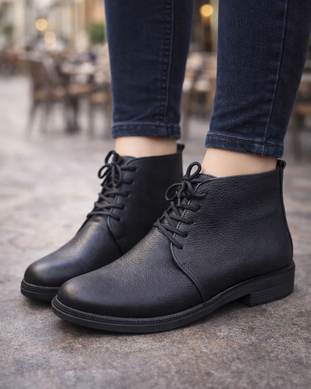 هاف بوت جلد طبيعي