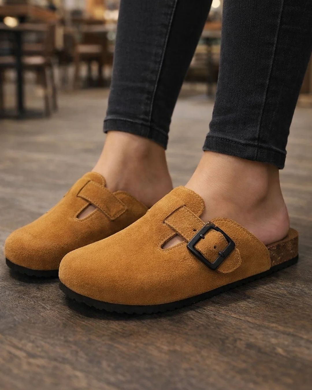 Synthetic Leather Clogs