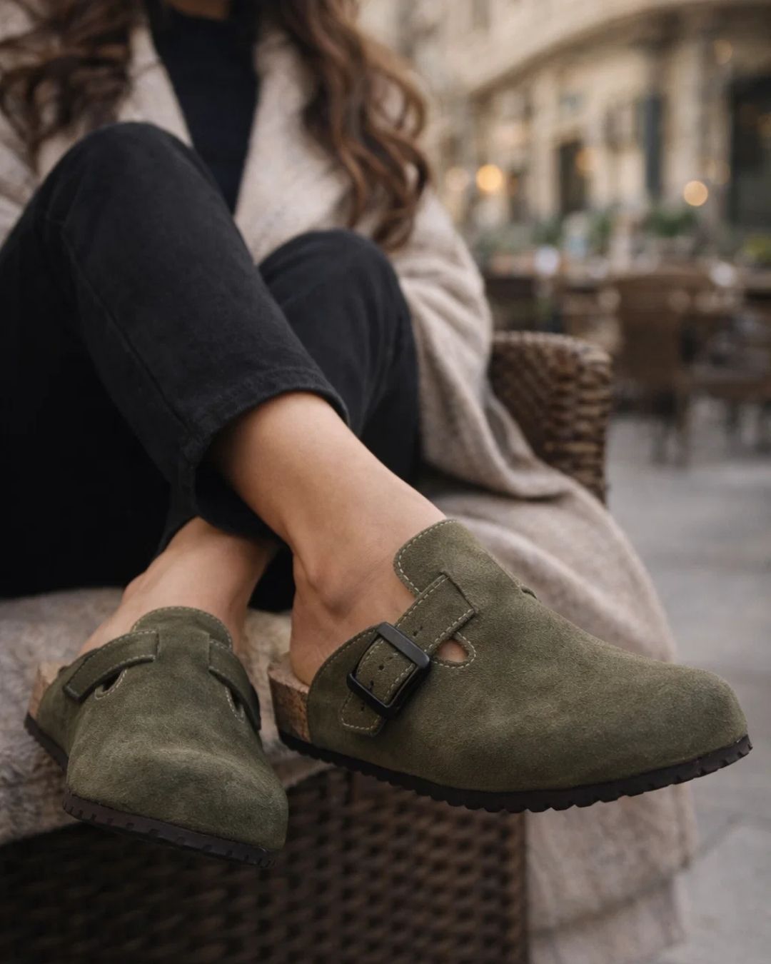 Synthetic Leather Clogs