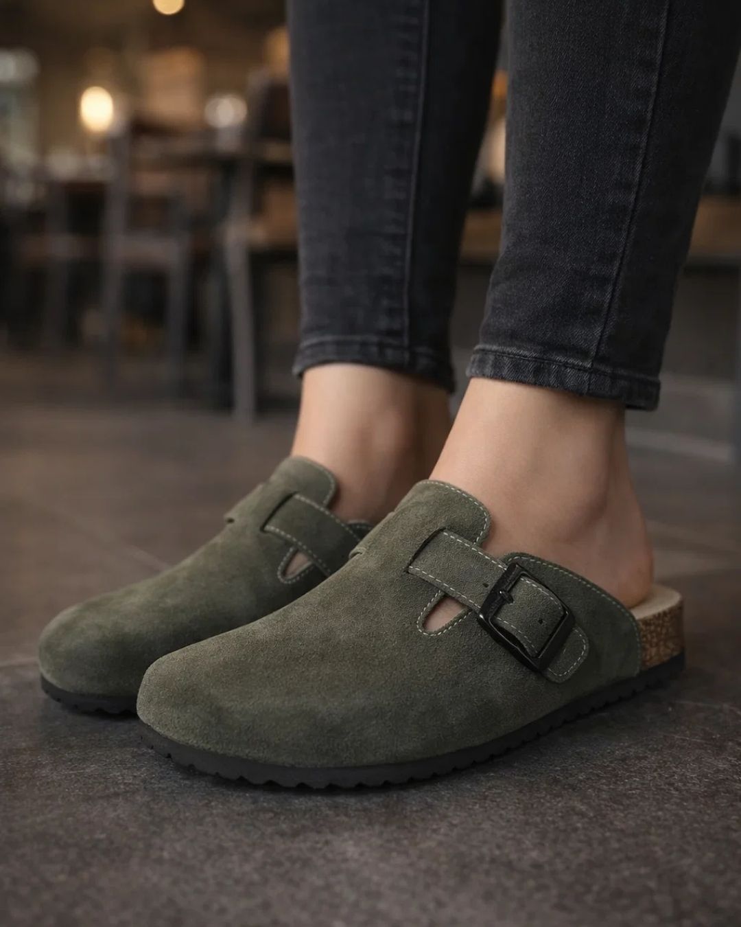 Synthetic Leather Clogs