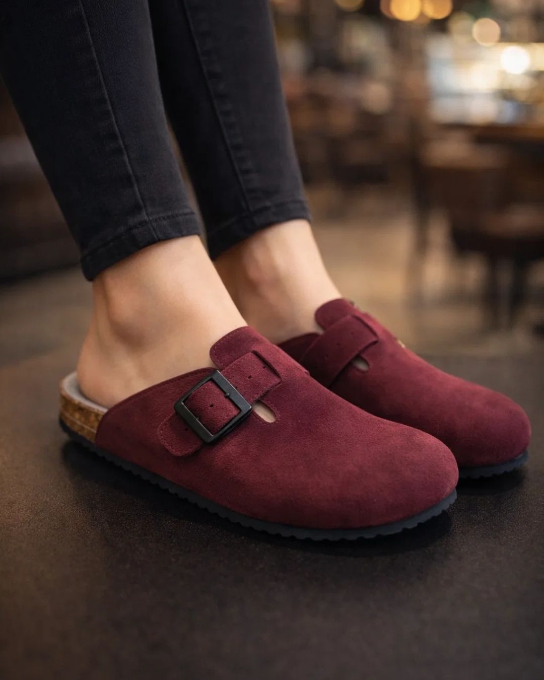 Synthetic Leather Clogs