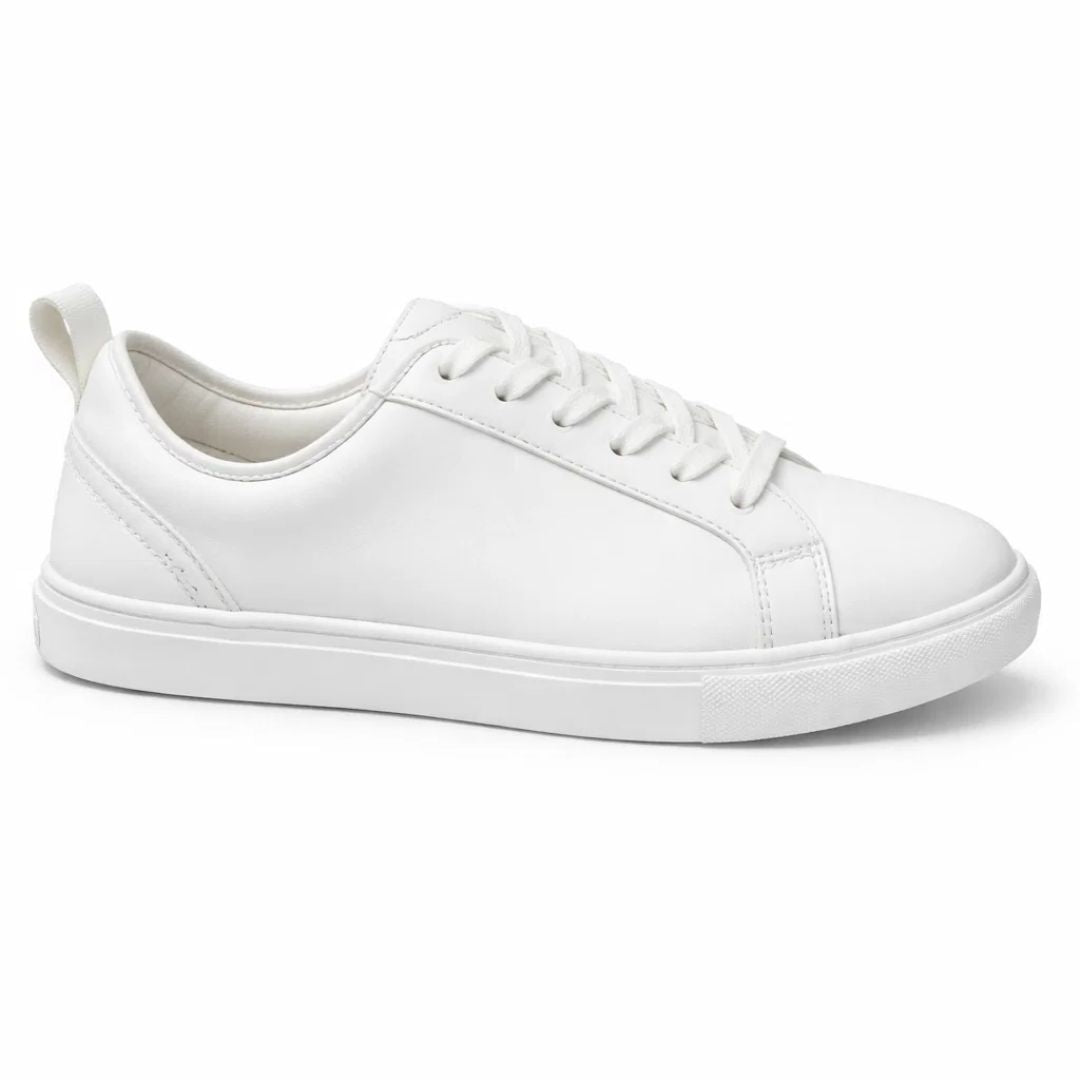 White sneaker on a white background