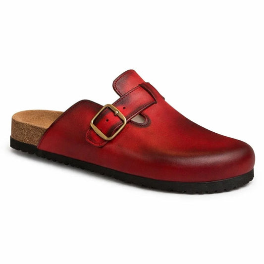 Women's Genuine Leather Clog Patina Edition