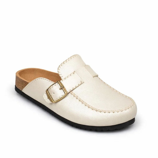 Women Natural Leather Mule