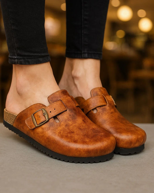 Handmade Genuine-Leather Clog