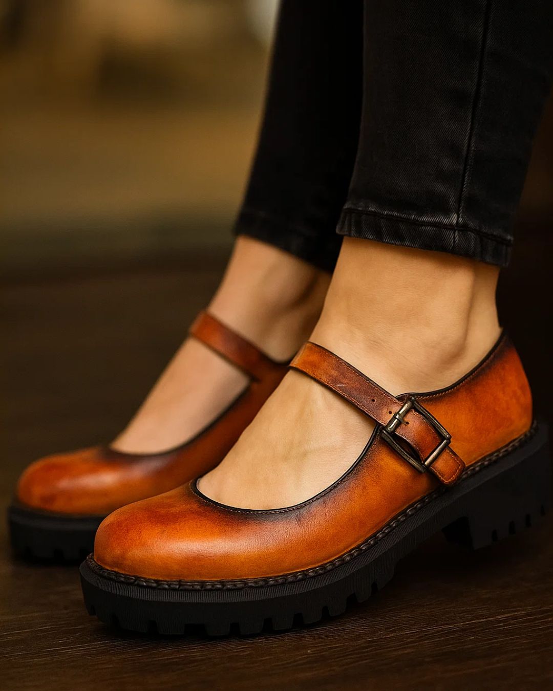Mary Luxe Patina Loafer