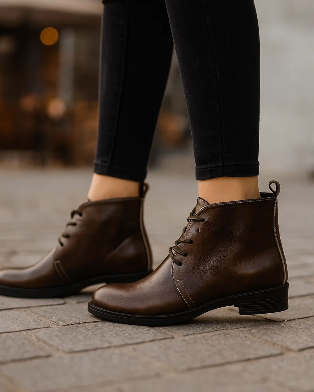 هاف بوت جلد طبيعي