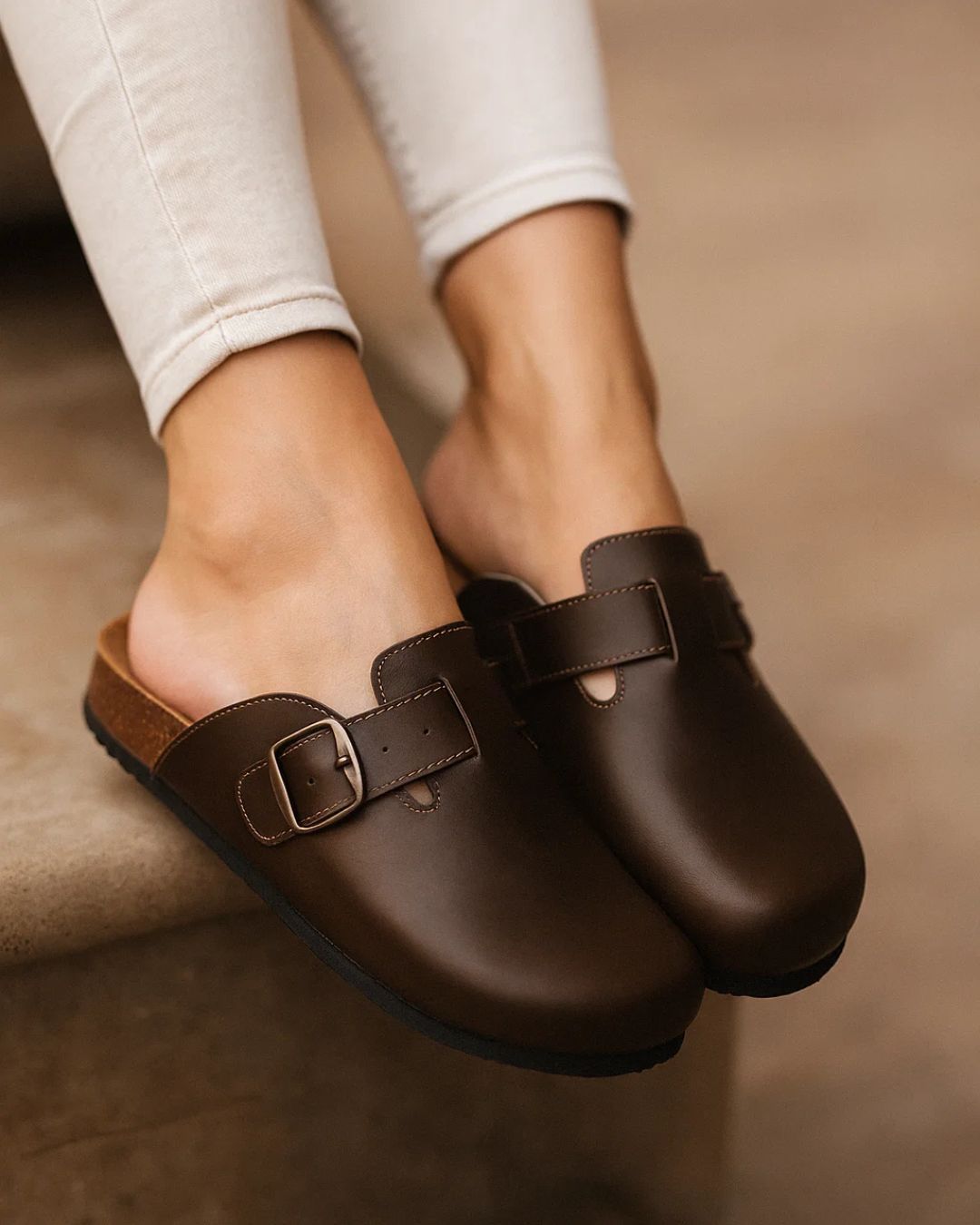 Handmade Genuine-Leather Clog