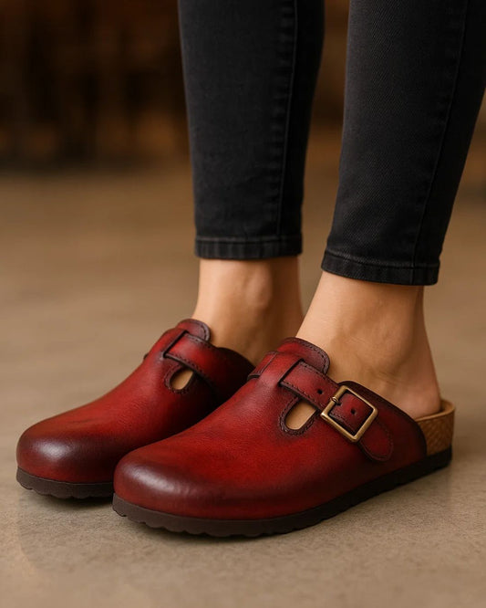 Handmade Genuine-Leather Clog