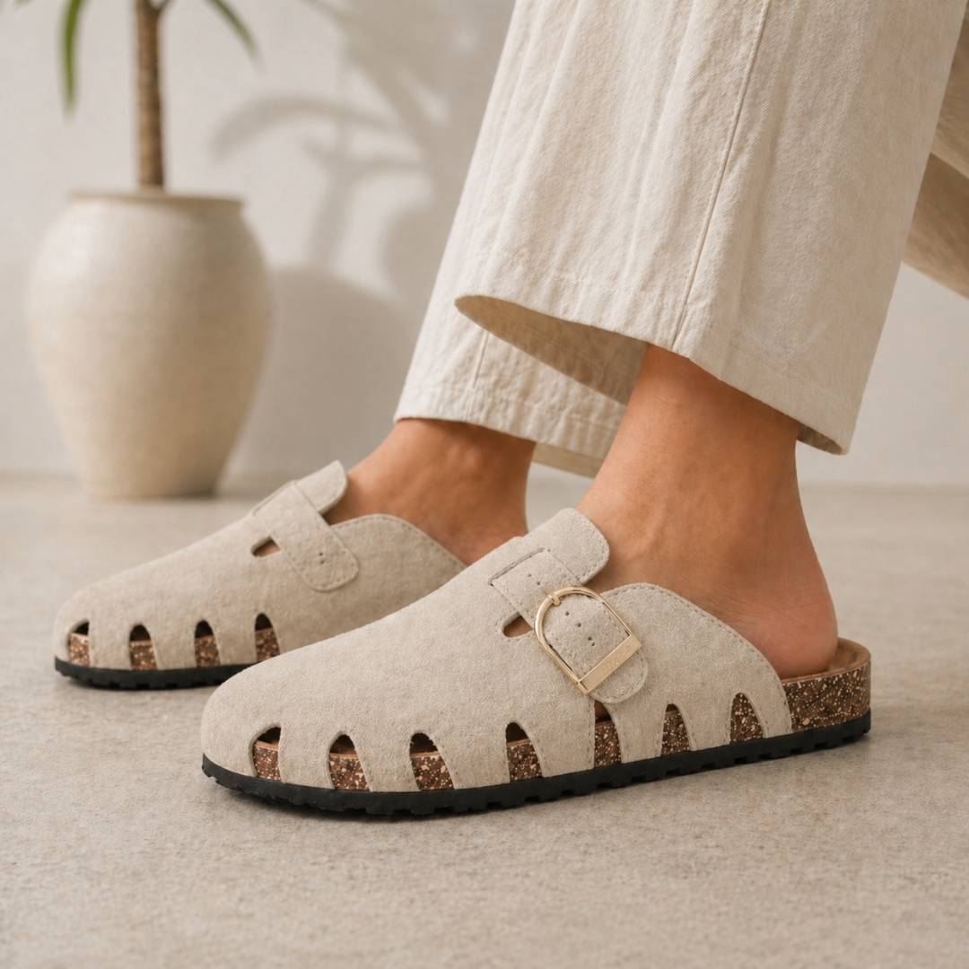 Suede Comfort Sabot