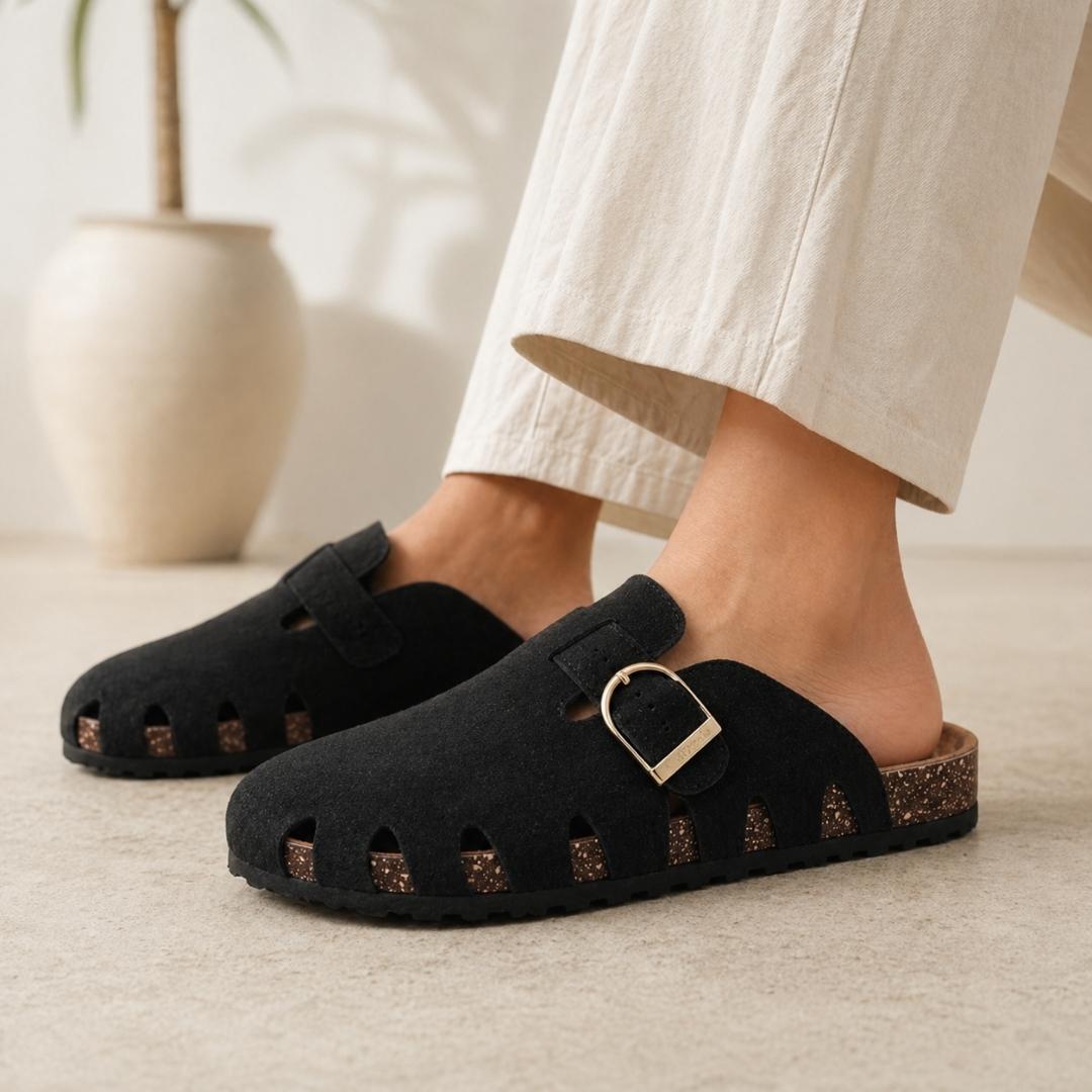 Suede Comfort Sabot