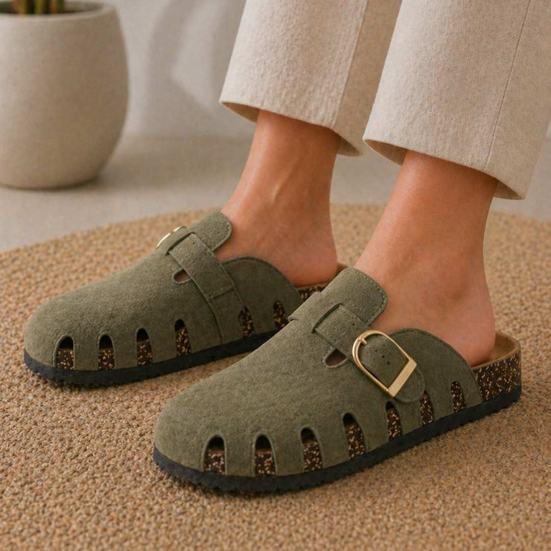 Suede Comfort Sabot