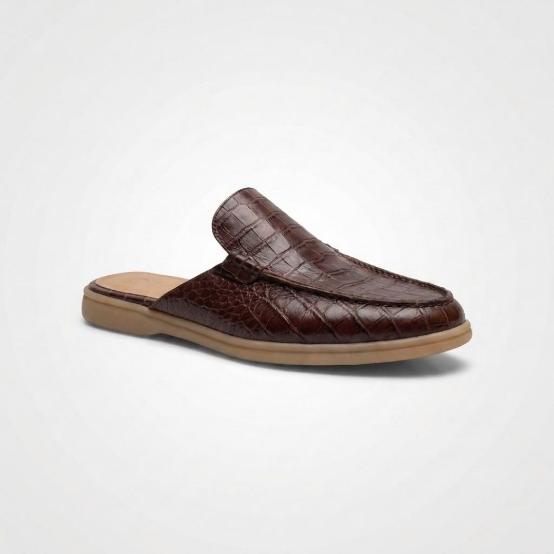 Men's Genuine Leather Mule – Timeless Style & Everyday Comfort