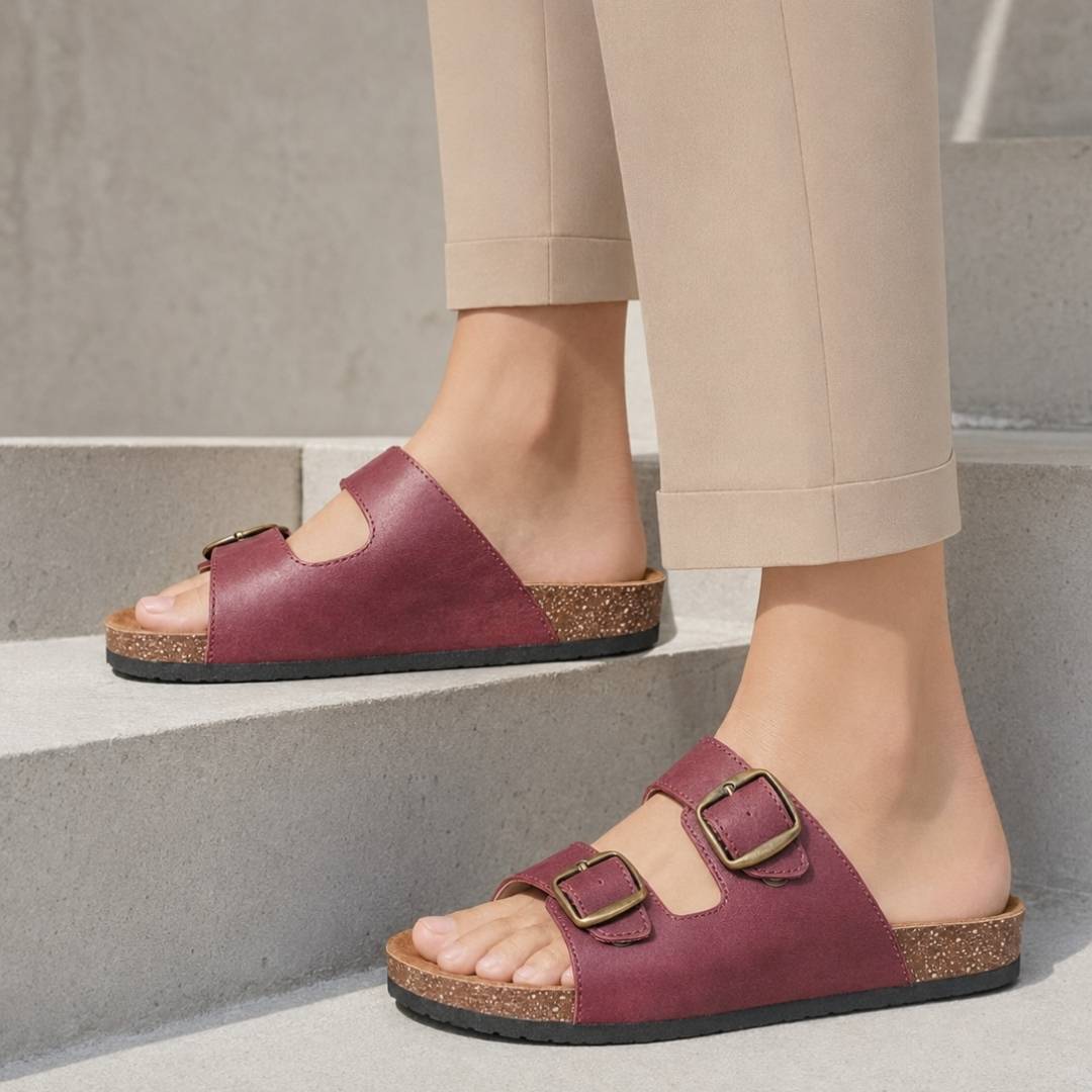 Soft Genuine Leather Slippers