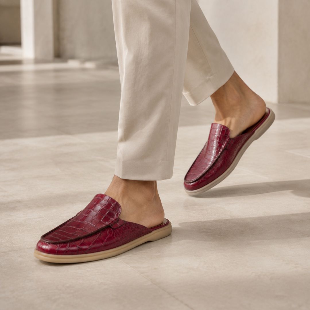 Men's Genuine Leather Mule – Timeless Style & Everyday Comfort