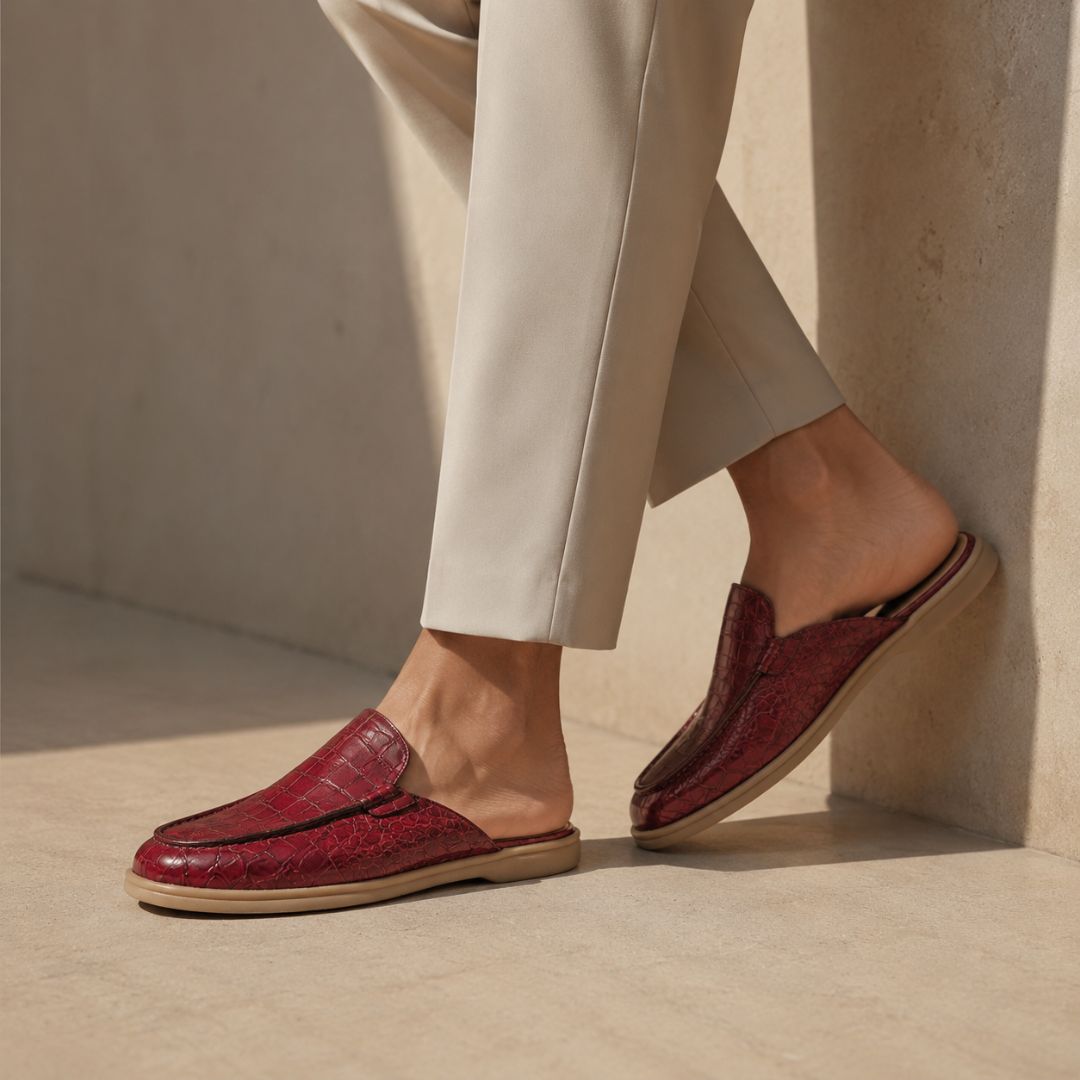 Men's Genuine Leather Mule – Timeless Style & Everyday Comfort