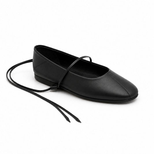 Lace-Up Ballet Flats