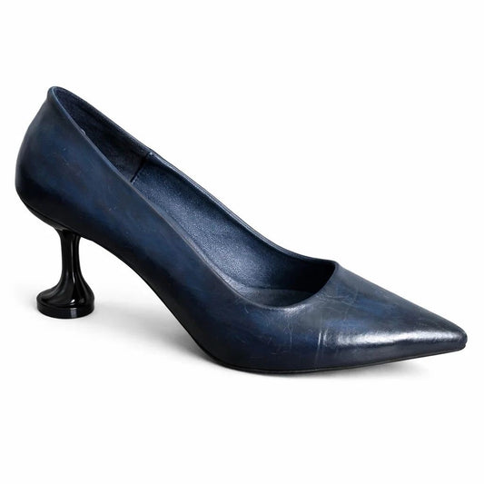 Women’s Heels Vintage Hand-Painted Patina