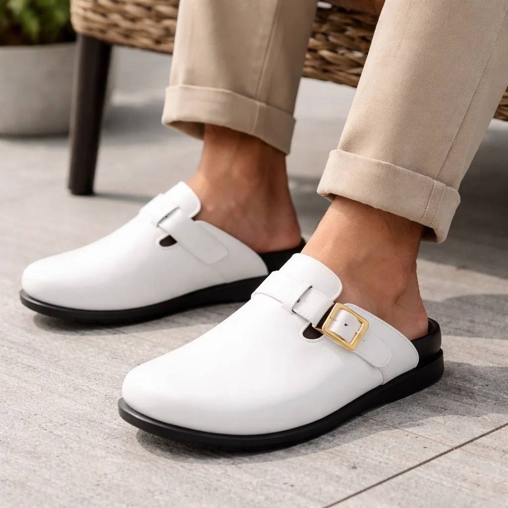 Men’s Genuine Leather Clog