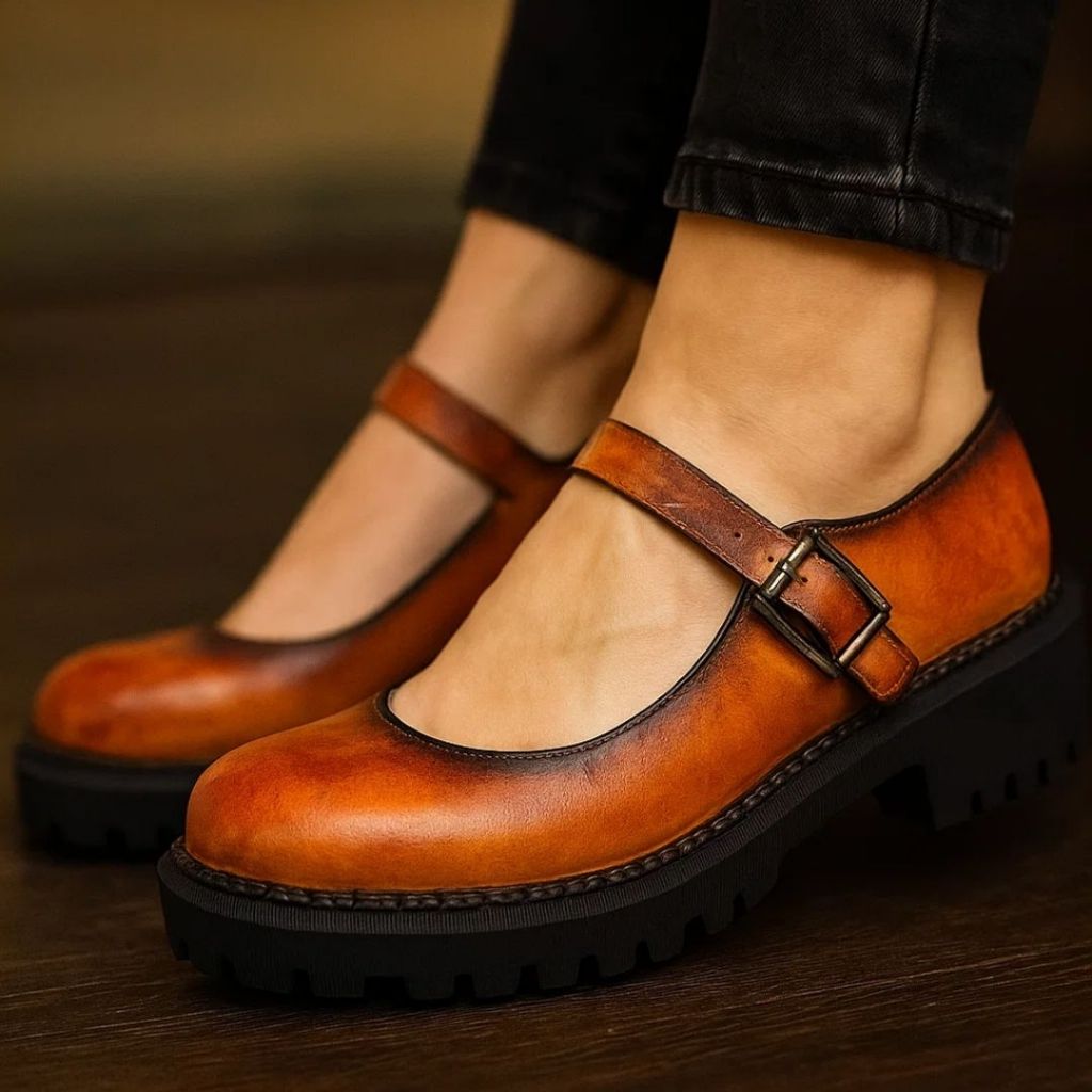 Mary Luxe Patina Loafer