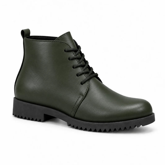Genuine Leather Chelsea Half Boot