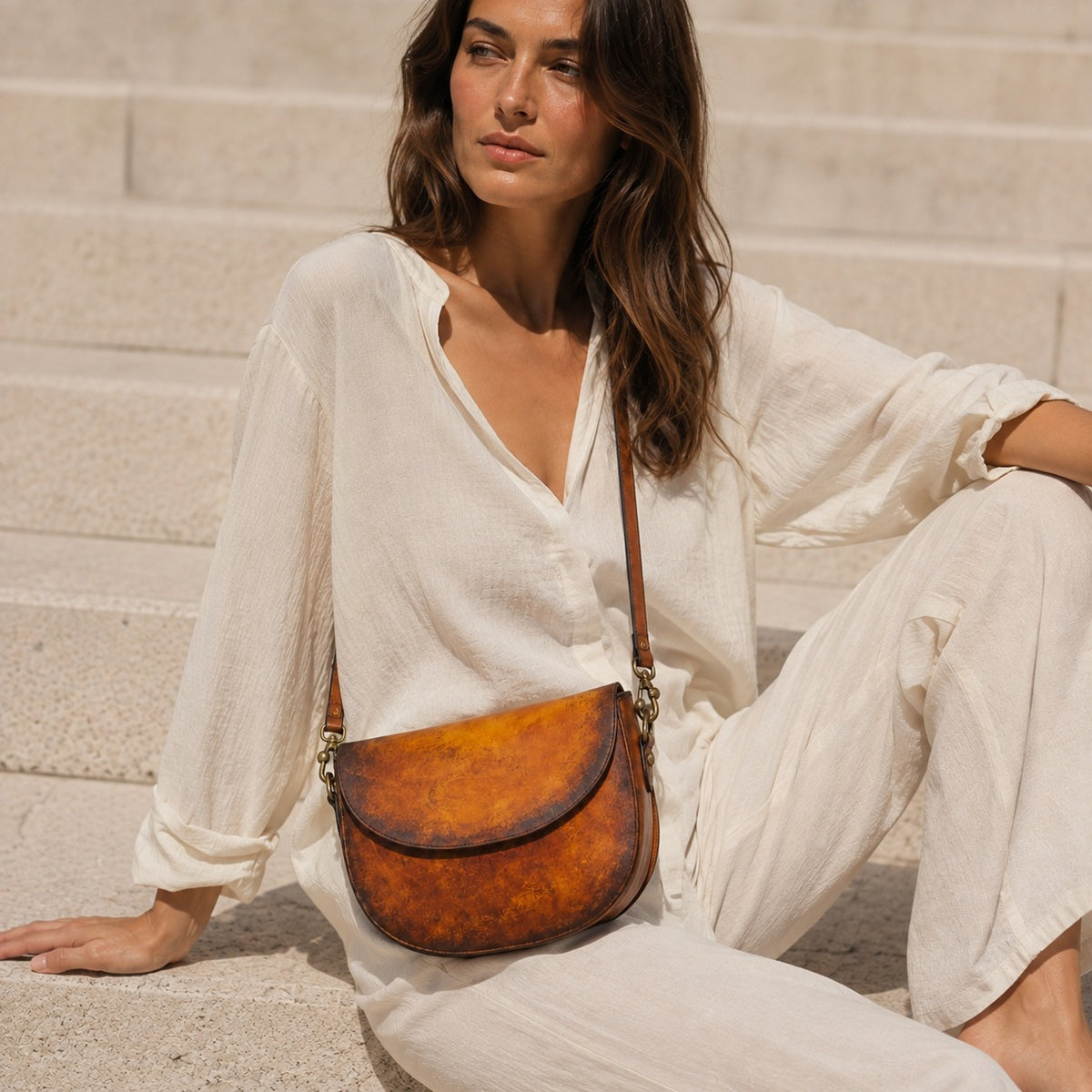 Handcrafted Genuine Leather Shoulder Bag