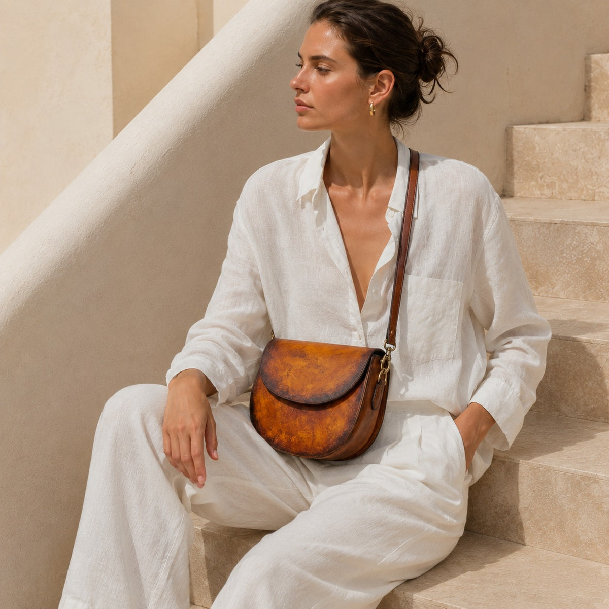 Handcrafted Genuine Leather Shoulder Bag