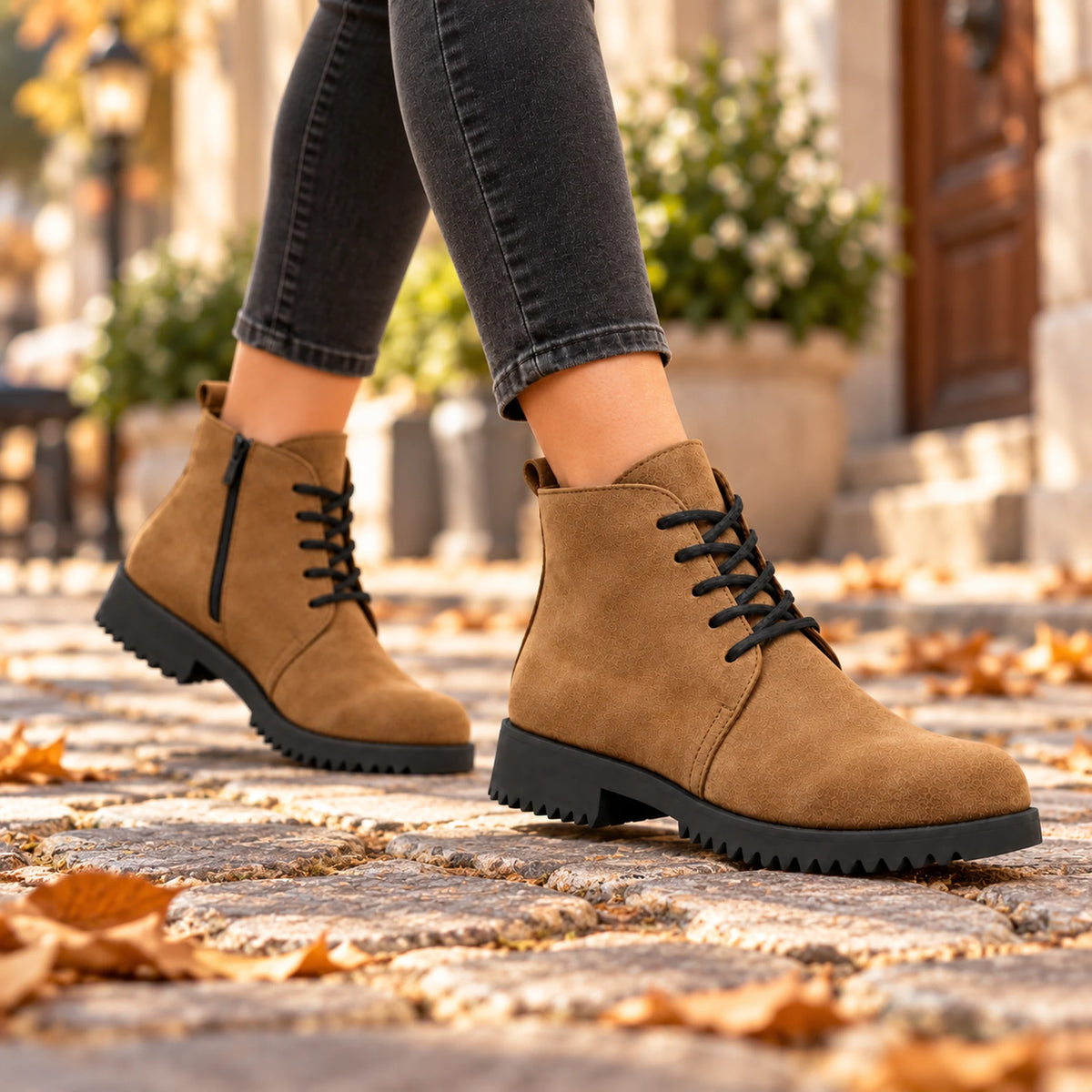 Genuine Leather Chelsea Half Boot