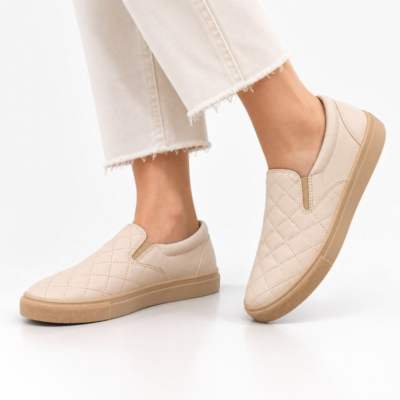 Stylish Quilted Slip-On Shoes for Women