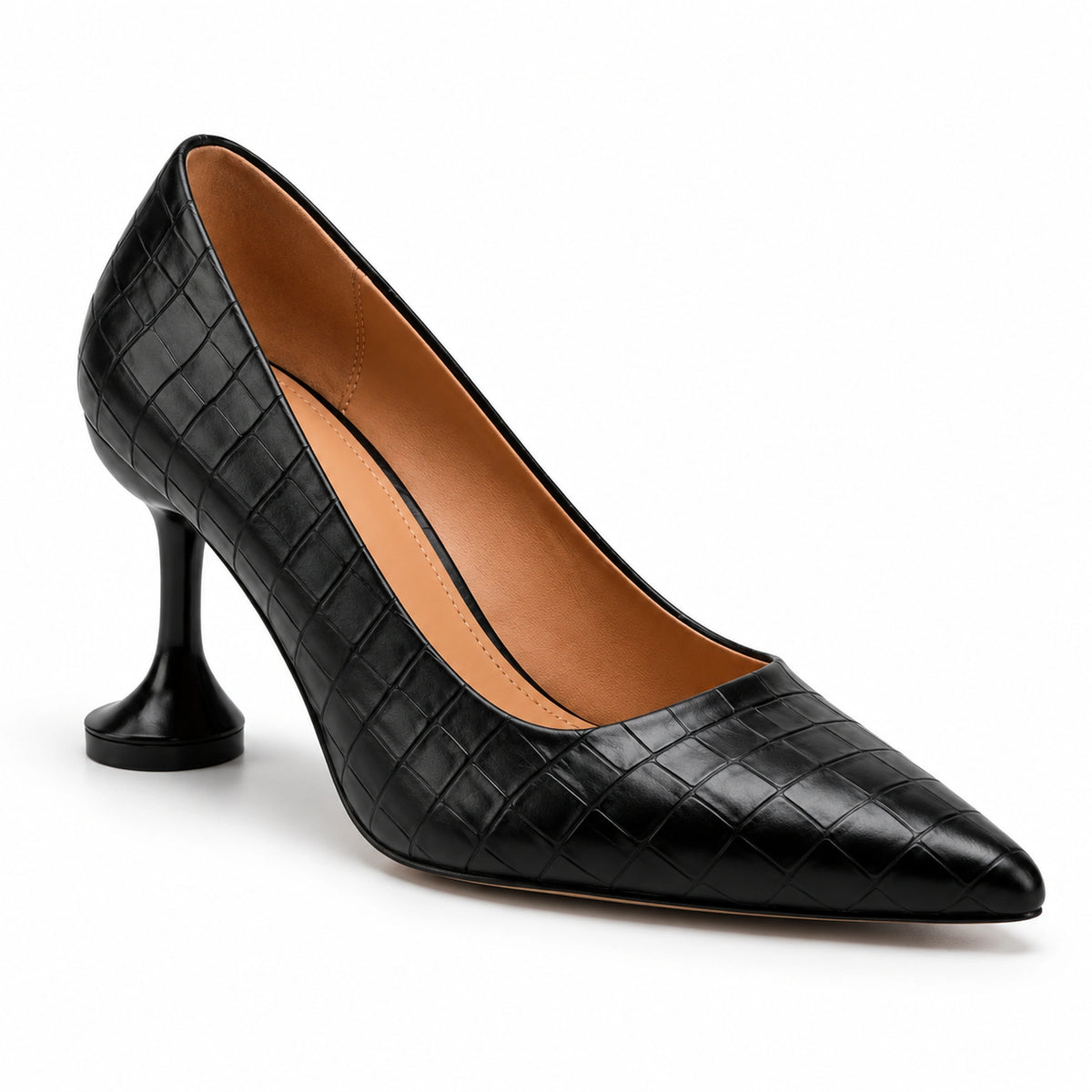 Women's Mid-Heel Pumps – Classic & Croc | 4247