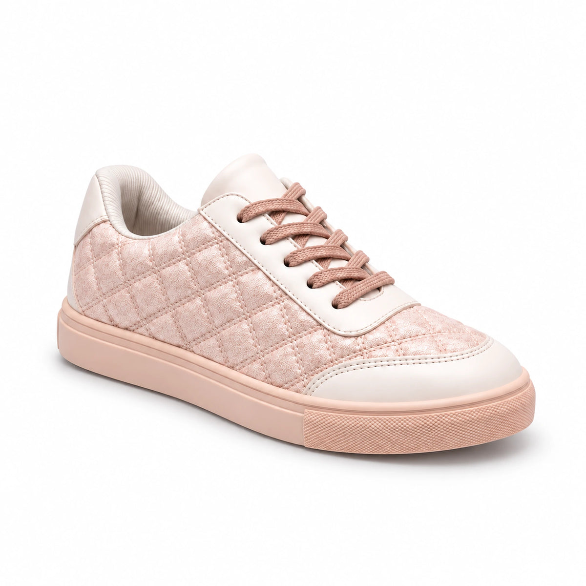 Women’s Quilted Shiny Sneakers