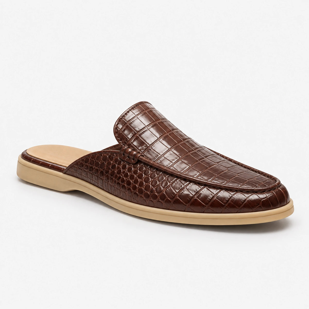 Men's Genuine Leather Mule – Timeless Style & Everyday Comfort