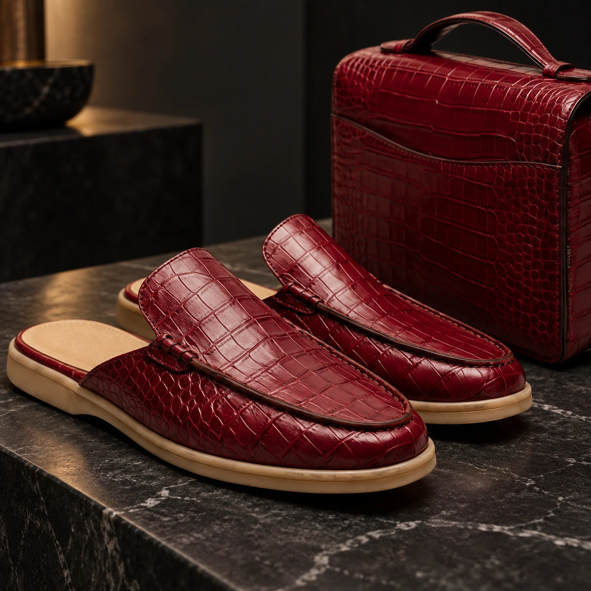 Men's Genuine Leather Mule – Timeless Style & Everyday Comfort