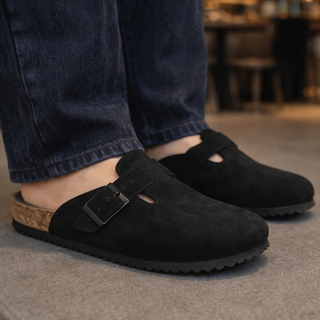 Men's Synthetic Leather Clogs